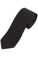 JP1880 853822 Prickig sidenslips extralång Svart