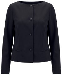 Ulla Popken 855136 Kavaj med stretch Svart