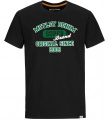 Motley Denim Exeter T-shirt Green on Black