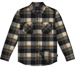 Double Outfitters GS-5233 Flanellskjorta Mörkblå/Beige