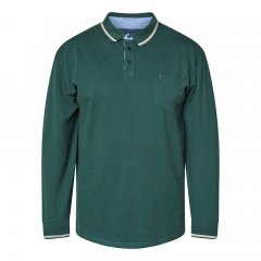 North Latitude Superflex Polo LS Grön/Khaki