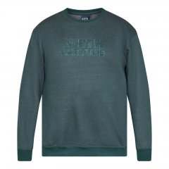 North Latitude Crewneck Logo Sweat Grön/Khaki