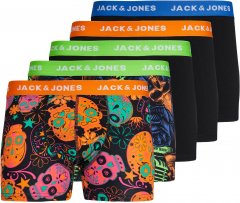 Jack & Jones JACPOP SKULLS TRUNKS 5 PACK Black