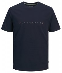Jack & Jones JJFONT T-Shirt Navy