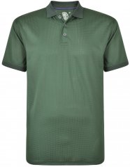 Kam Jeans Technical Lightweight Polo Forest Green