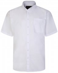 Kam Jeans 660 Classic Short Sleeve Office Shirt White