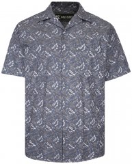 Kam Jeans P011 Premium Short sleeve Shirt Charcoal