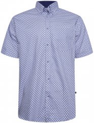 Kam Jeans P046 skjorta med geometriskt mönster