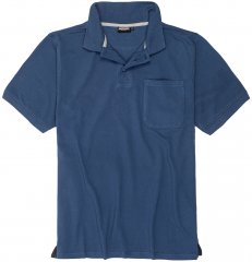 Adamo Klaas Regular fit Polo Shirt with Pocket Denim Blue