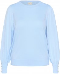 Kaffe Curve Lizzy Långärmad tröja Blå