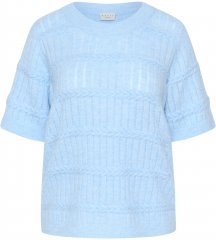 Kaffe Curve Minia Pullover Powder Blue Melange