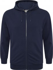 North Latitude Denim Hooded Full-Zip Sweatshirt Navy TALL
