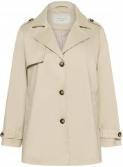 Kaffe Curve Tricia Jacka Fjädergrå