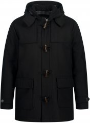 JP1880 Dufflecoat Water-repellent Black
