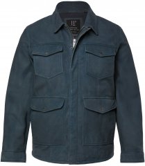 JP1880 Fine Lamb Leather Jacket Deep Sea Blue