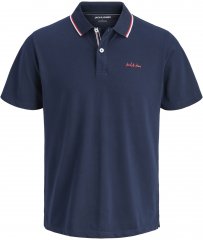Jack & Jones Blaze Short Sleeve Polo Navy