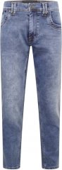 Kam Jeans Jacob Knitted Denim Reg Fit Jeans Light Wash Blue