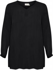 Kaffe Curve Ami Långärmad Tunika Svart