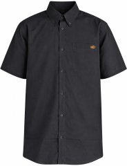 Motley Denim Zagreb Kortärmad Skjorta Mörkgrå