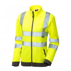 Leo Hollicombe EcoViz Women's Zipped Sweatshirt Yellow