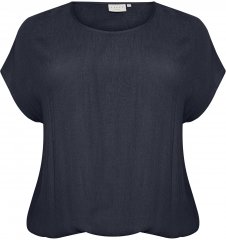 Kaffe Curve Ami Stanley Kortärmad Mörk Marinblå