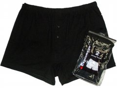 Espionage U001 2-pack boxershorts svart/marinblå