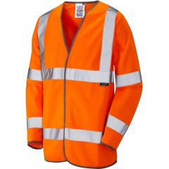 Leo Shirwell Ecoviz Sleeved Waistcoat Hi-Vis Orange