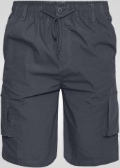 D555 Nick Cargoshorts med Elastisk Midja Grå