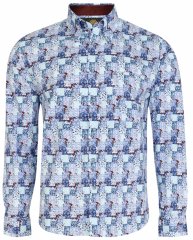 Kam Jeans P007 LS Digital Print Shirt