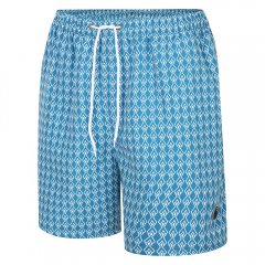 Espionage SW094 Badshorts med Geometriskt Tryck Blå
