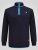 D555 Conway 2 1/4 Zip Neck Fleece Sweatshirt With Bear Logo Mörkblå - Tröjor & hoodies - Stora hoodies & tröjor - 2XL-14XL