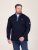 D555 Conway 2 1/4 Zip Neck Fleece Sweatshirt With Bear Logo Mörkblå - Tröjor & hoodies - Stora hoodies & tröjor - 2XL-14XL