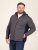 D555 Conrad Detachable Hood Bonded Fleece Zip Through Hoody Mörkblå - Tröjor & hoodies - Stora hoodies & tröjor - 2XL-14XL