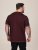 D555 Baldwin Grumpy Old Man Club Print Crew Neck T-shirt Burgundy/ Black Twist - T-shirts - Stora T-shirts - 2XL-14XL