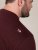 D555 Baldwin Grumpy Old Man Club Print Crew Neck T-shirt Burgundy/ Black Twist - T-shirts - Stora T-shirts - 2XL-14XL