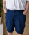 Kam Jeans Pepe Knitted Denim Shorts Random Mid Wash Blue - Shorts - Stora shorts W40-W60