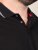 D555 Potts Jersey Polo With Jacquard Collar & Cuffs Svart - Pikétröjor - Stora pikétröjor - 2XL-8XL