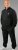 20 Nodi Mistral Tracksuit in Combed Fleece Cotton Black - Tracksuits - Tracksuits herr stora storlekar