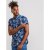 D555 Reuben Hawaii Shirt Navy - Skjortor - Stora skjortor - 2XL-8XL