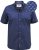 D555 Telford S/S Micro Ao Print Shirt Navy - Skjortor - Stora skjortor - 2XL-8XL