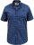 D555 Tristain S/S Floral Ao Print Shirt Navy - Skjortor - Stora skjortor - 2XL-8XL
