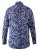 D555 Harrow AOP Shirt Blue - Skjortor - Stora skjortor - 2XL-8XL