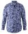 D555 Harrow AOP Shirt Blue - Skjortor - Stora skjortor - 2XL-8XL