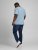 Jack & Jones JJMOON T-shirt Faded Denim - T-shirts - Stora T-shirts - 2XL-14XL