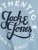 Jack & Jones JJMOON T-shirt Faded Denim - T-shirts - Stora T-shirts - 2XL-14XL