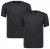 Adamo 129420 T-shirt 2-pack Mörkgråmelerad - T-shirts - Stora T-shirts - 2XL-14XL