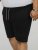 D555 STEFAN1 Elasticated Waist Loop Back Shorts Black - Mjukisbyxor och -shorts - Mjukisbyxor & Mjukisshorts 2XL-12XL