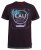 D555 NOVA Cali Surf Printed Crew Neck T-Shirt Plum - T-shirts - Stora T-shirts - 2XL-14XL