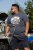 D555 COOK Trio Of Skulls Printed Crew Neck T-Shirt Slate Blue - T-shirts - Stora T-shirts - 2XL-14XL