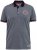 D555 KEMSTON Birds Eye Pique Polo Navy/White - Pikétröjor - Stora pikétröjor - 2XL-8XL